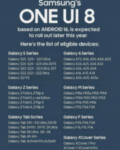 Samsung One UI 8 
