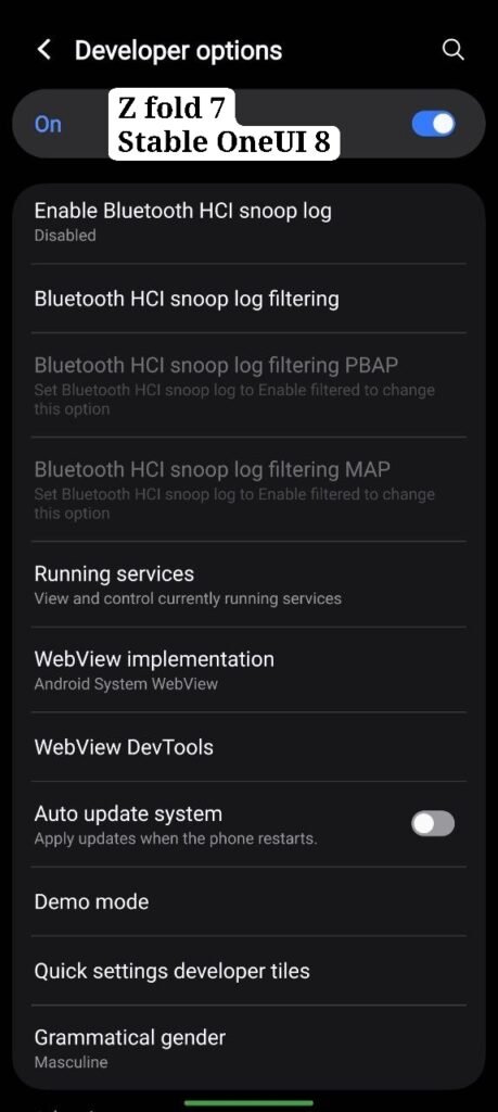Samsung One UI 8 Bootloader