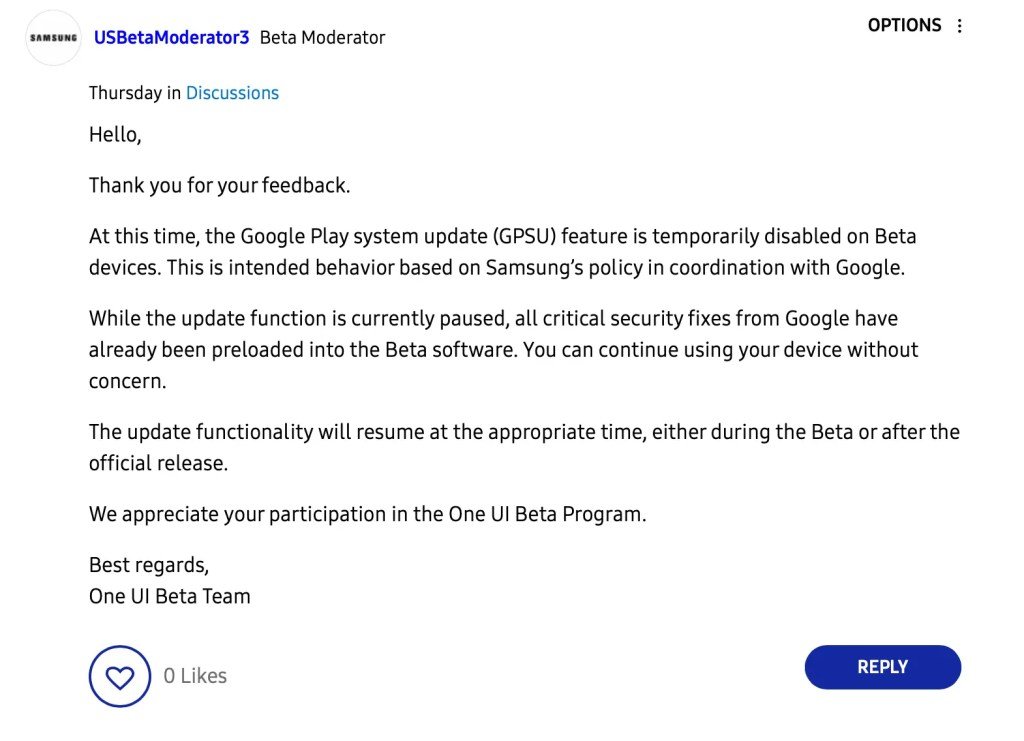 One UI 8 Beta Google Updates