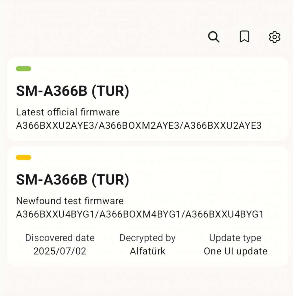 One UI 8.0 Galaxy A36 