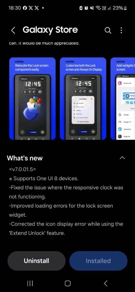 One UI 8 bugs fixed