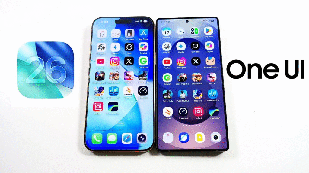iOS 26 vs One UI 8