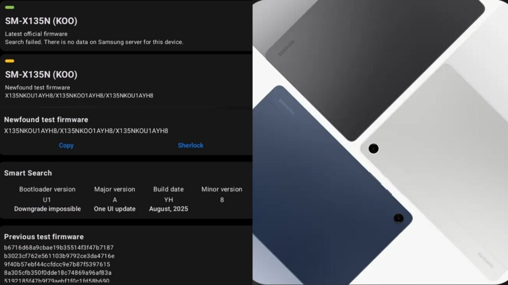 Galaxy Tab A11+ Runs One UI 7 Build