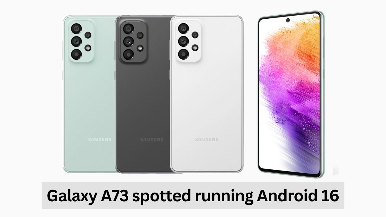 Samsung Galaxy A73, Android 16