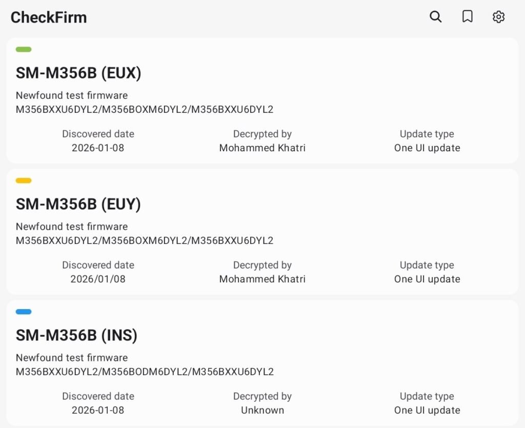 One UI 8.5 Update for Galaxy M35